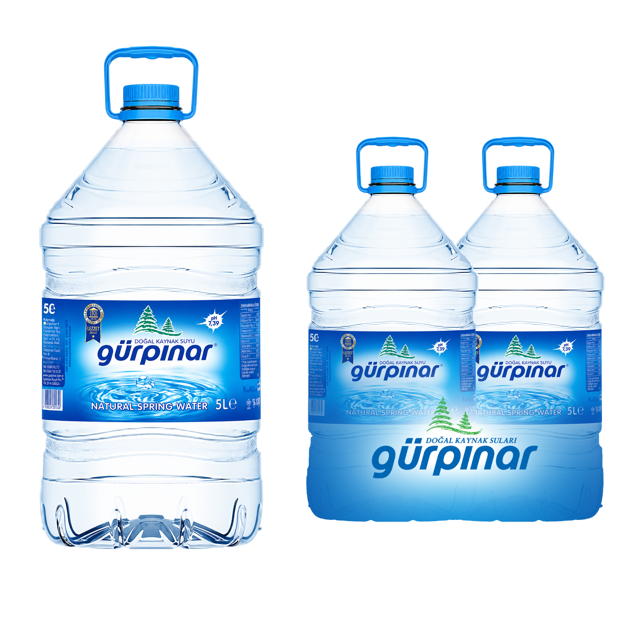 GürPınar GürPınar 2x5LT Pet Şişe Su