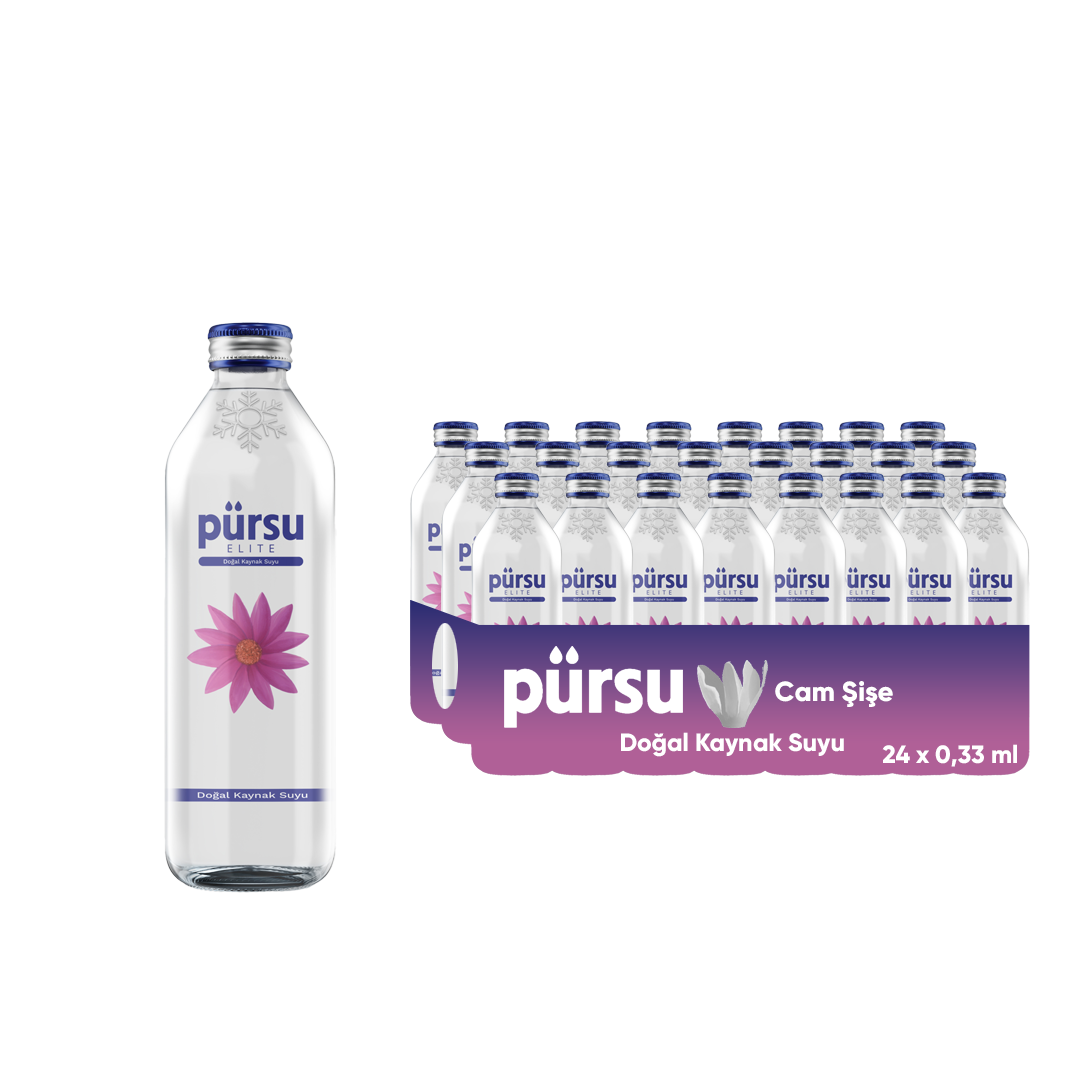 PürSu Cam Şişe Su 12 x 330 ml