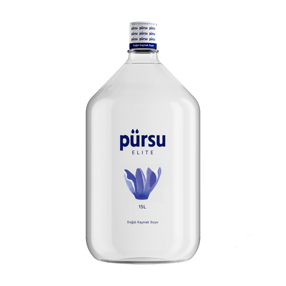 PürSu 15 Lt. Cam Damacana Su
